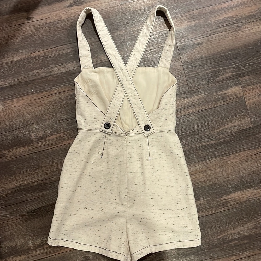 Urban Outfitters off white playsuit Size XS